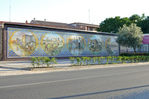 Mural Cerámica Pescadores